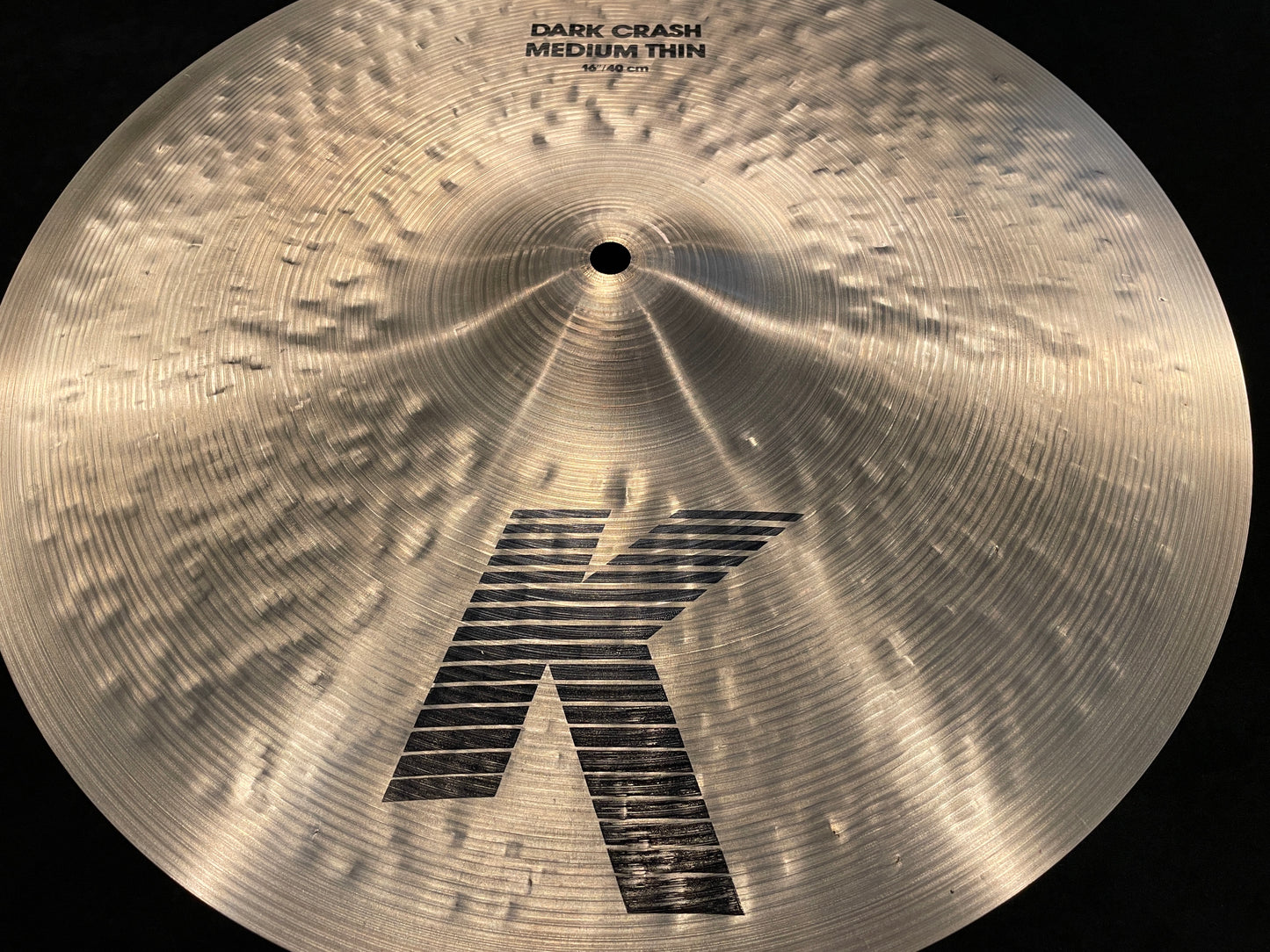 16" Zildjian K Dark Crash Medium Thin Cymbal 1176g