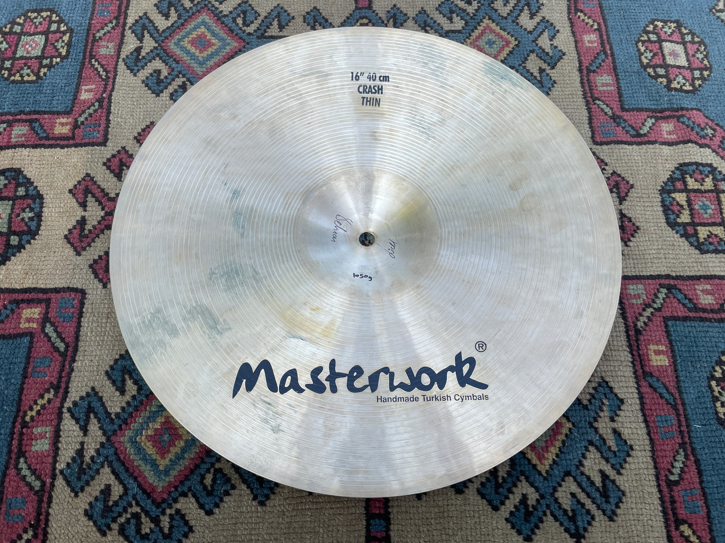 16" Masterwork Custom Series Thin Crash Cymbal 1050g