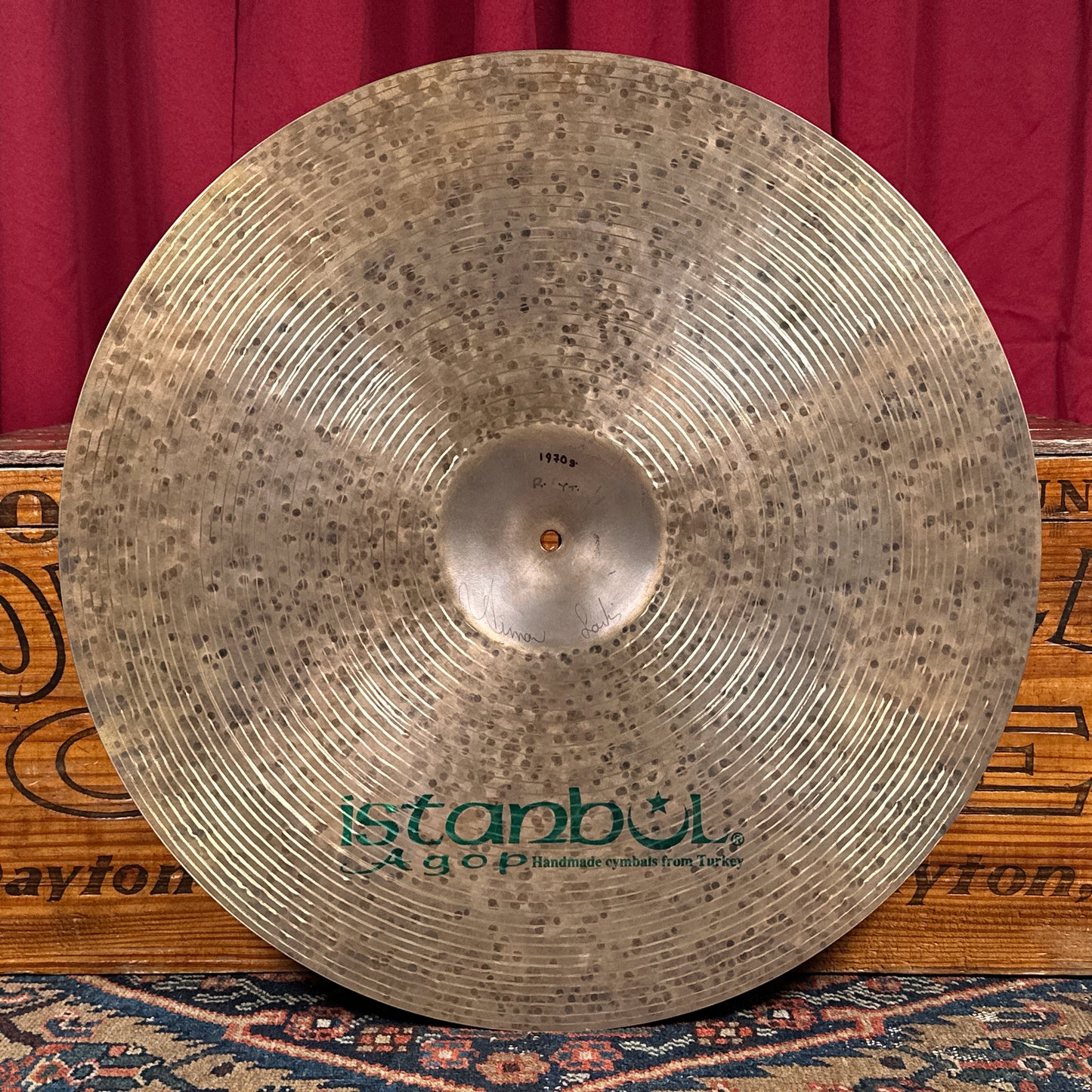 22" Istanbul Agop Signature Ride Cymbal 1970g *Video Demo*