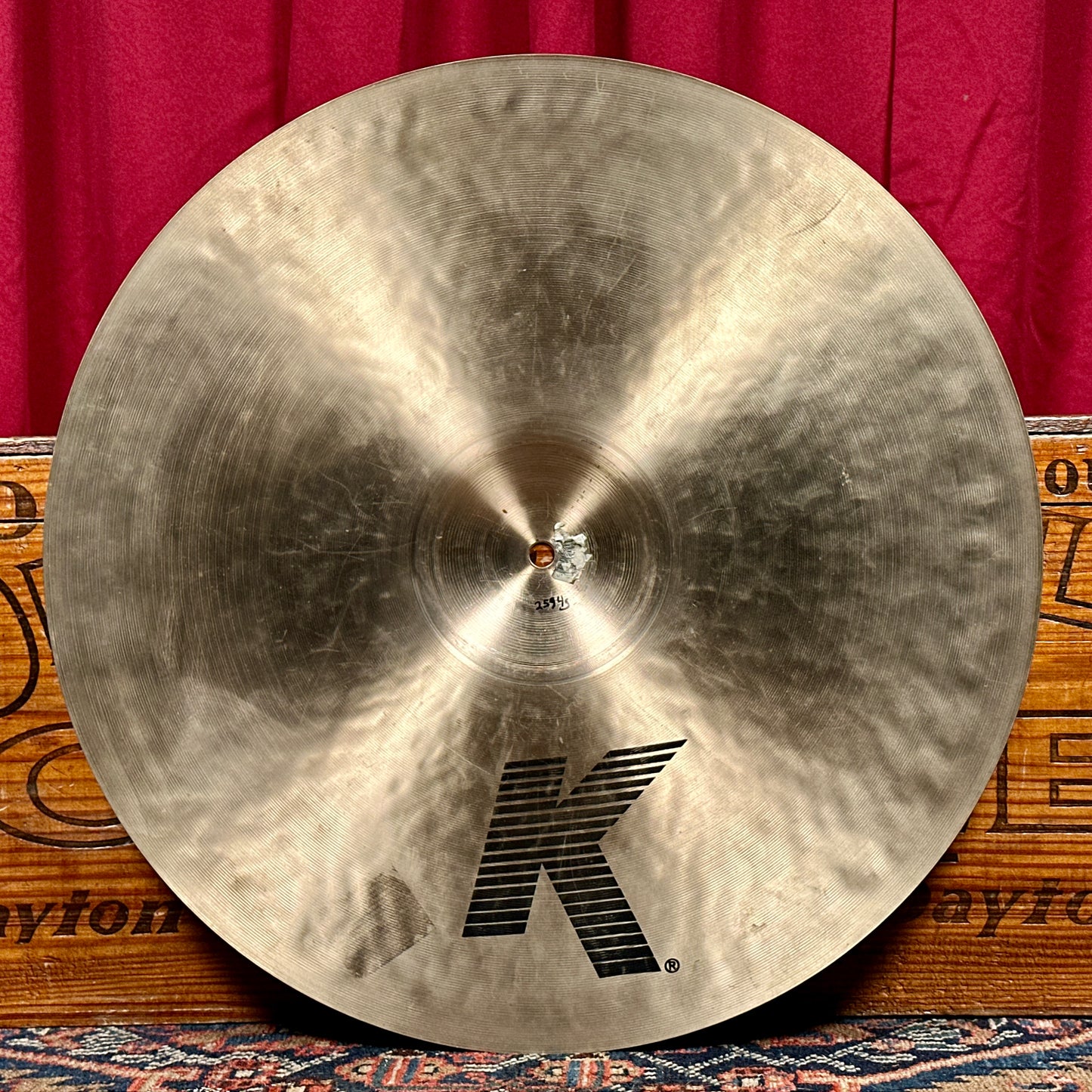 20" Zildjian K Ride Cymbal 2594g *Video*