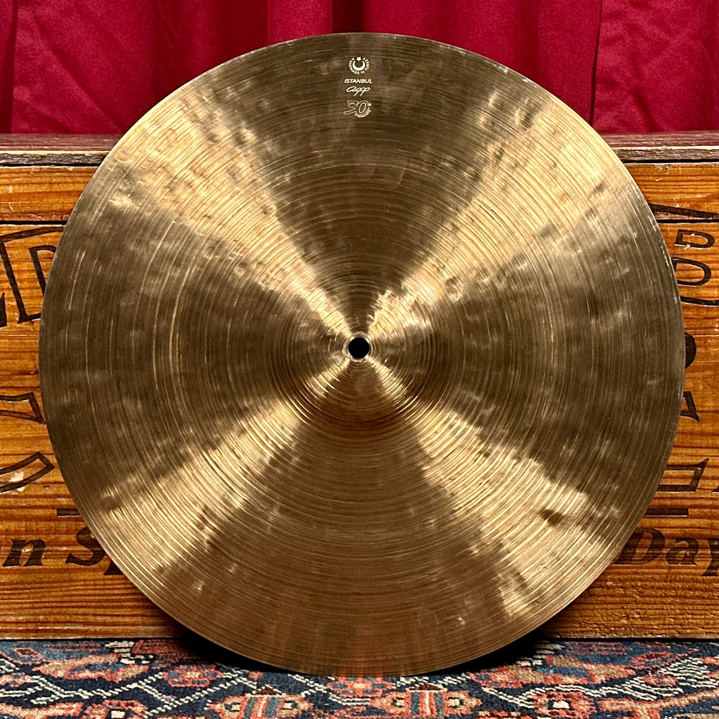16" Istanbul Agop 30th Anniversary Hi-Hat Cymbal Pair 1038g/1268g *Video Demo*