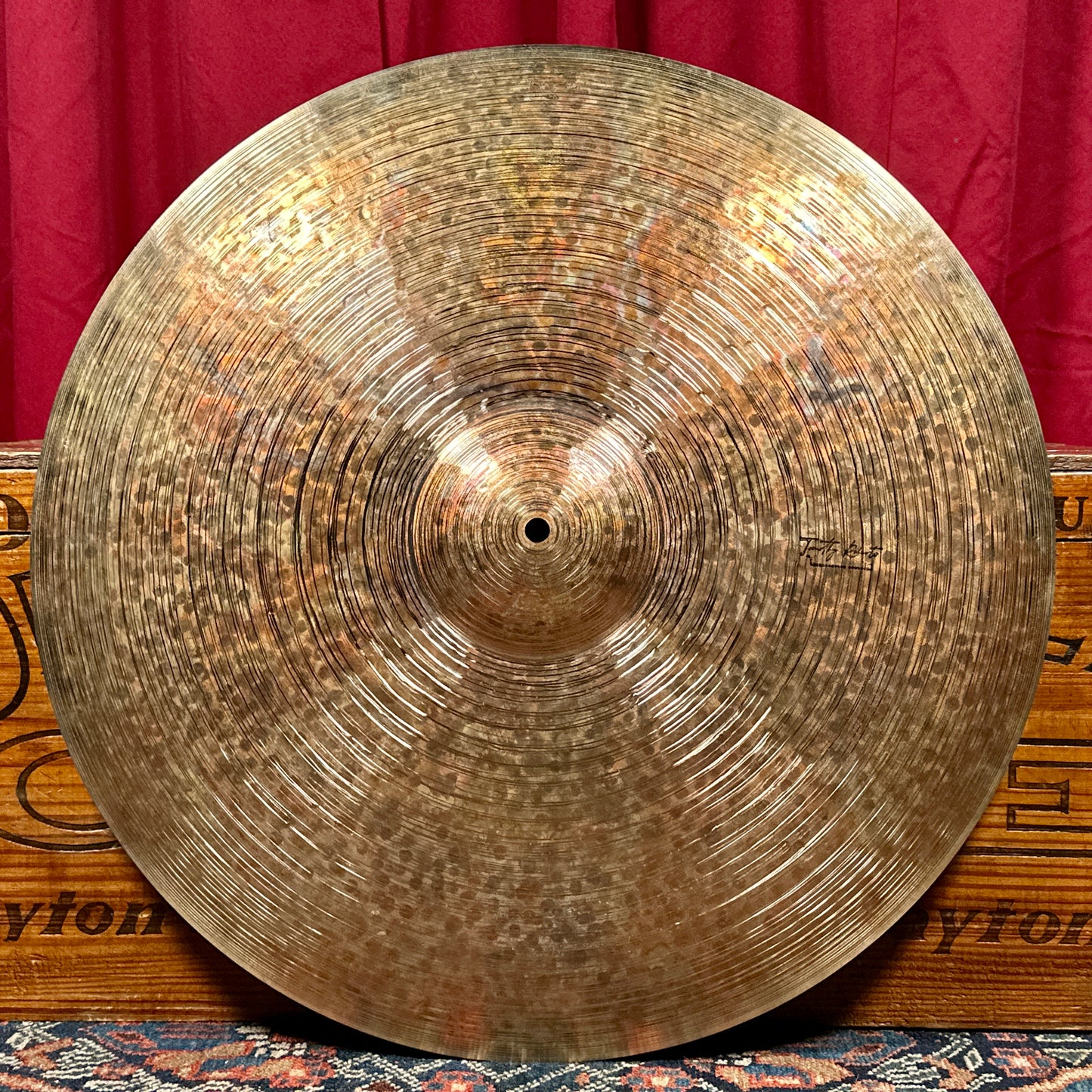 22" Timothy Roberts Tributary 1/2 Turk Ride Cymbal 2328g *Video*