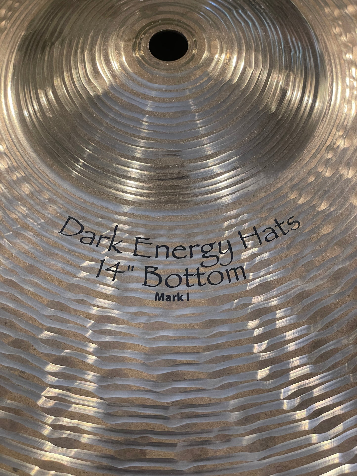 14" Paiste Signature Dark Energy Mark I Hi-Hat Cymbal Pair 956g/1408g