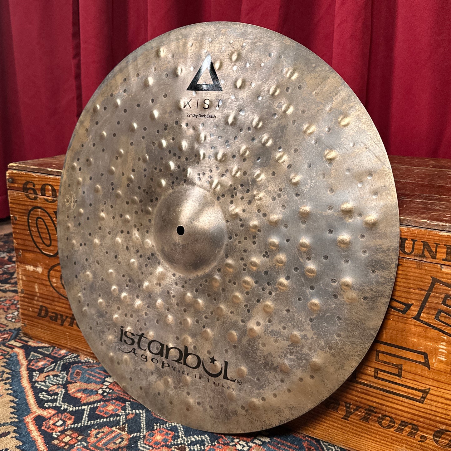 22" Istanbul Agop Xist Dry Dark Crash Cymbal 1784g *Video Demo*