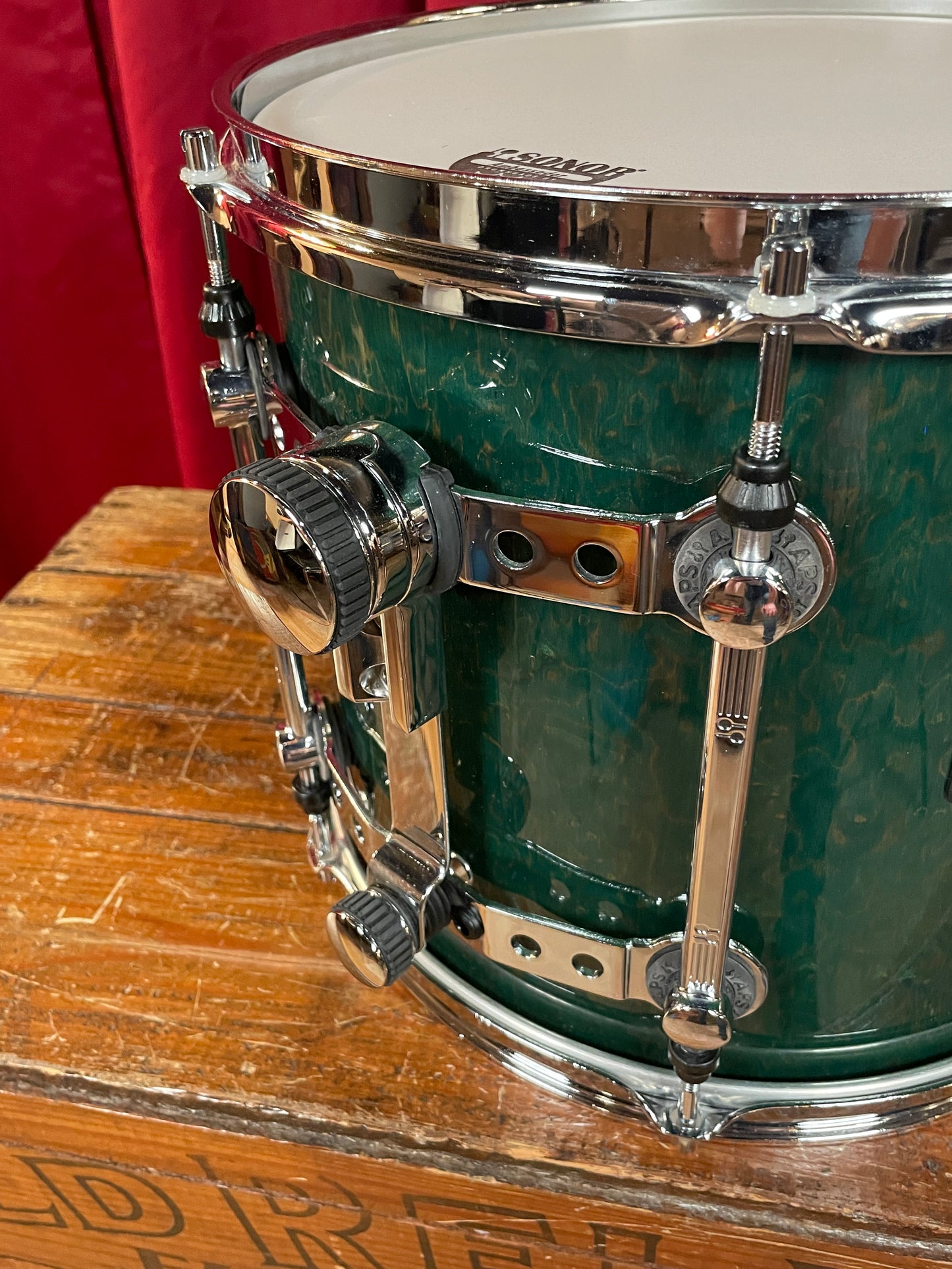 Sonor Designer Series 13" Maple Light Tom Single Stain Green 11x13 13x11