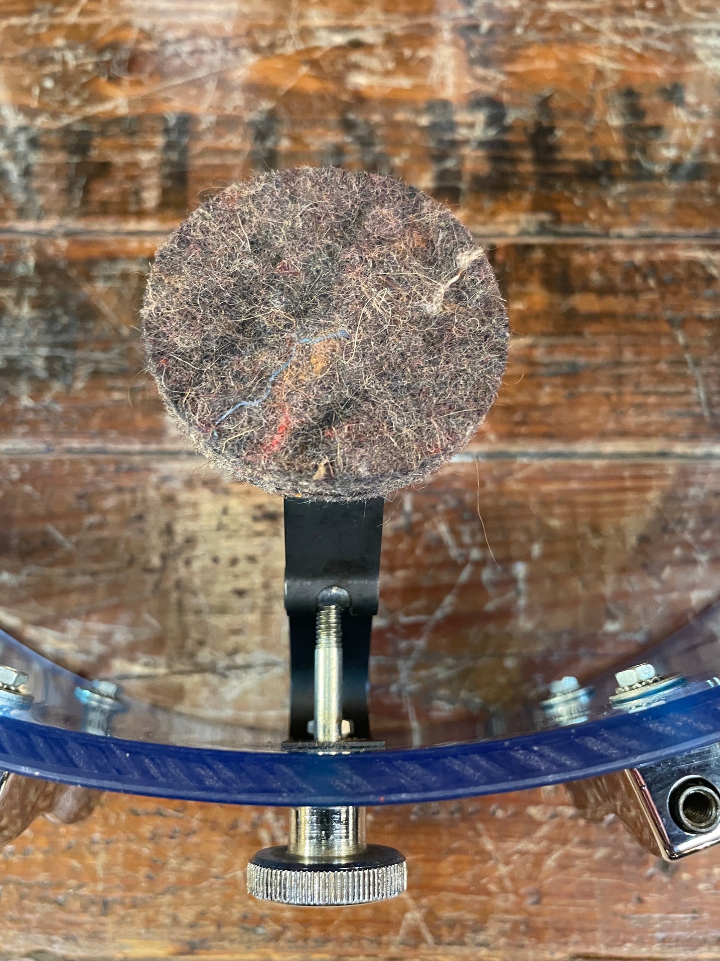 1970s Ludwig 5x14 Blue Vistalite Snare Drum
