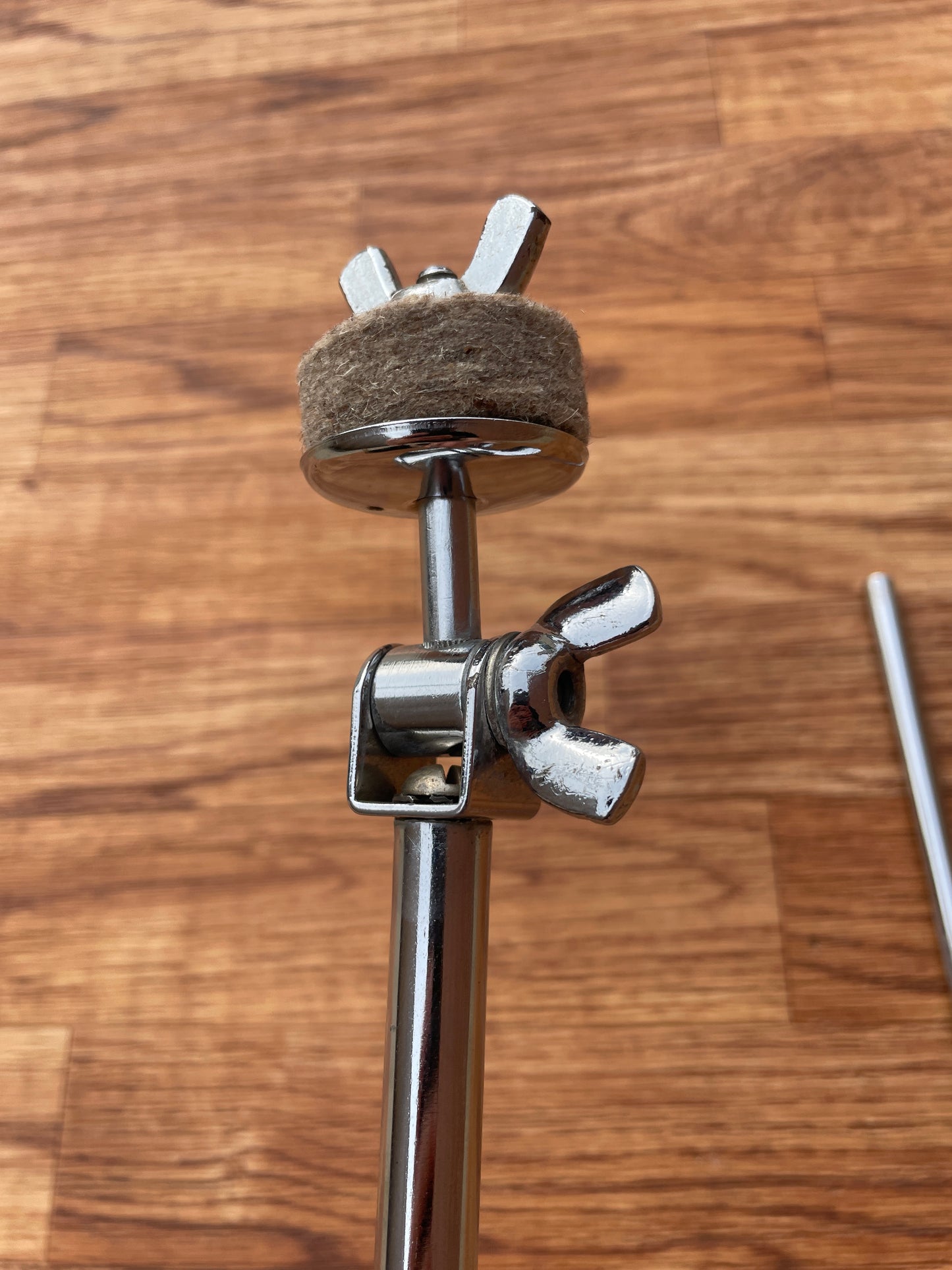 Vintage WFL Ludwig 1950s Adjustable L-Arm Cymbal Holder Chrome