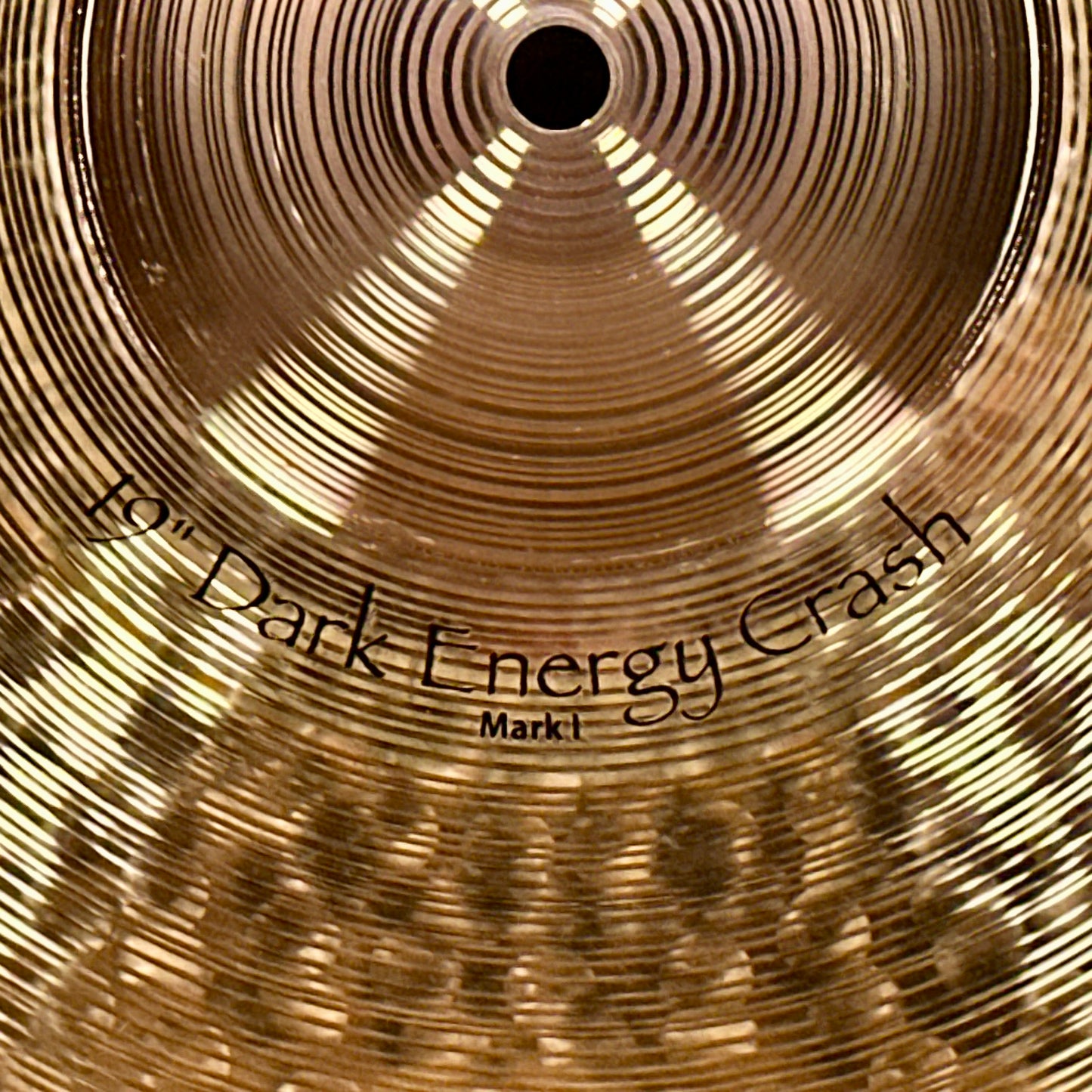 19" Paiste Signature Dark Energy Crash Mark I Cymbal 1732g *Video*
