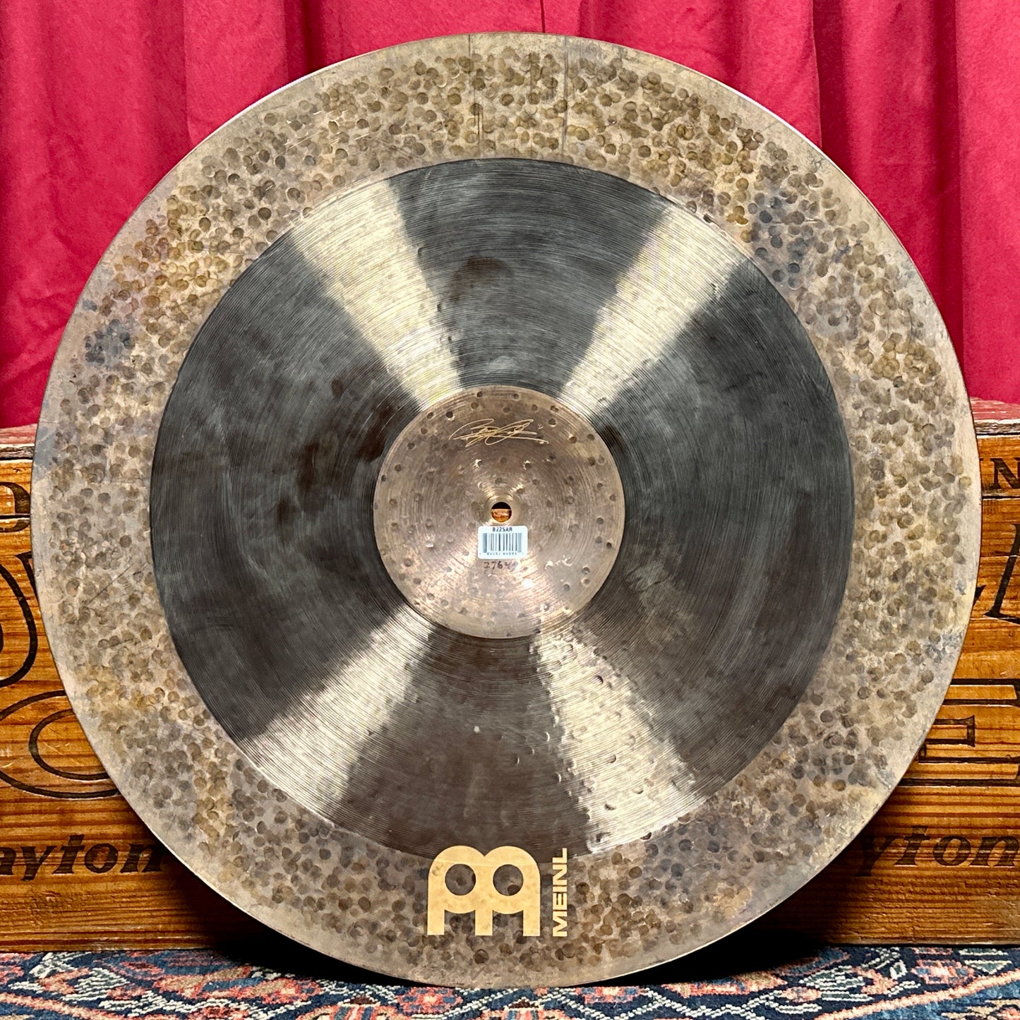 22" Meinl Byzance Vintage Sand Ride Cymbal 2764g *Video*