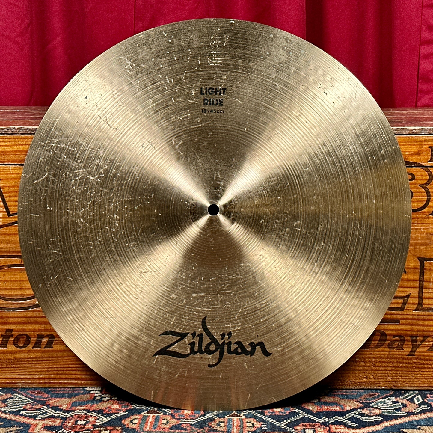 18" Zildjian A 1980s Light Ride Cymbal 1448g *Video Demo*