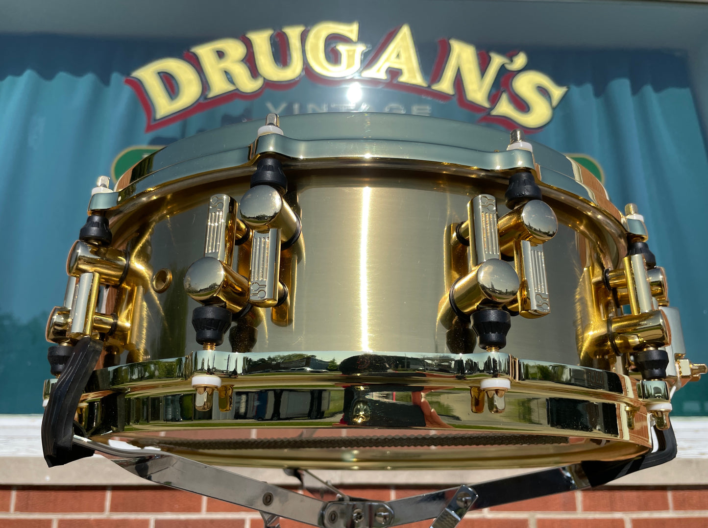 Sonor Artist Series 5x14 Brass Snare Drum Gold