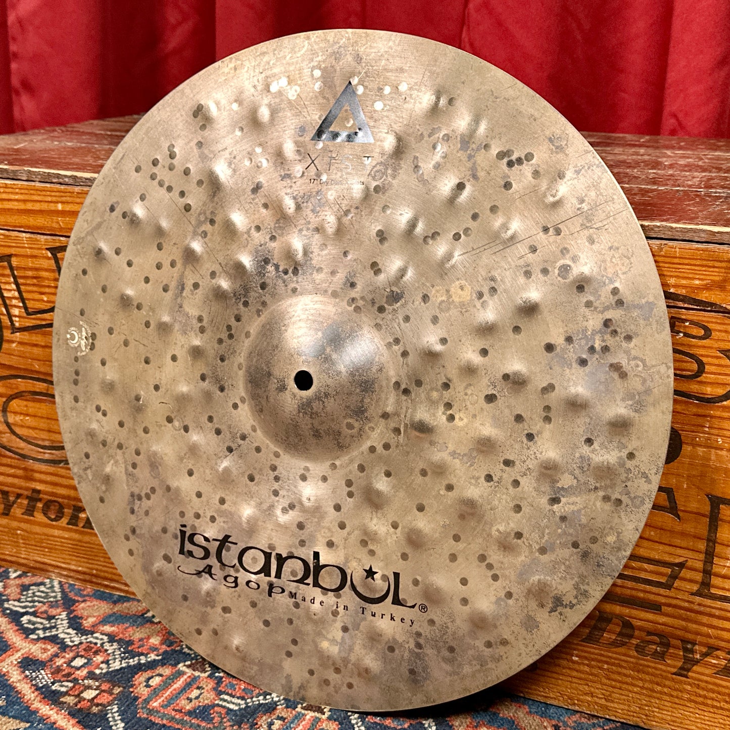 17" Istanbul Agop Xist Dry Dark Hi-Hat Cymbal Pair 1090g/1454g *Video Demo*