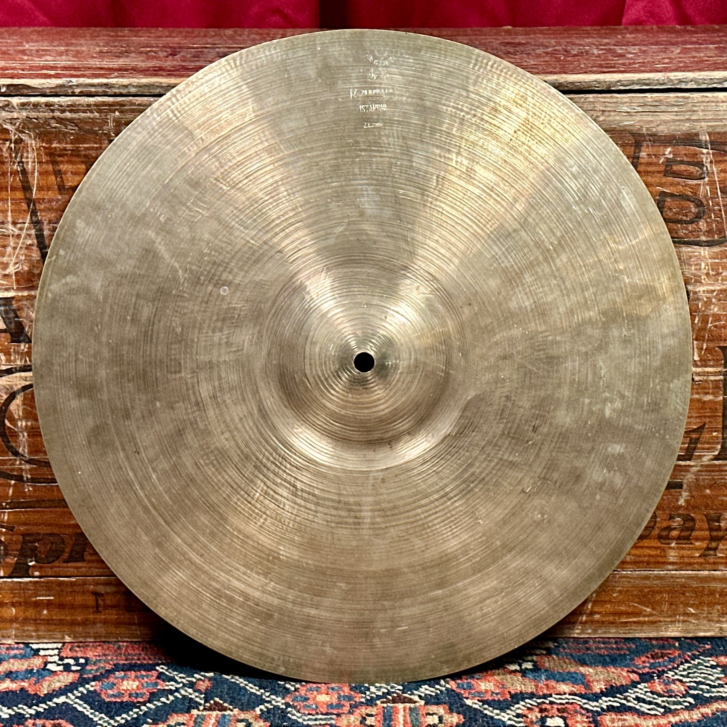 14" K. Zildjian Istanbul Old Stamp IIIa 1950s Hi-Hat Cymbal Pair 705g/745g *Video Demo*