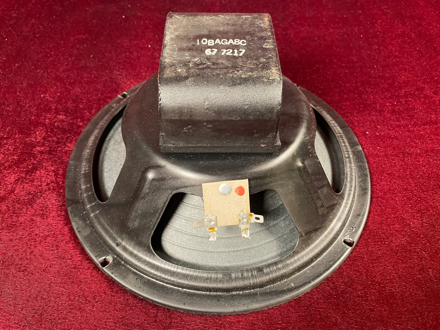 1972 Eminence 10" 10BAGA8C Alnico Speaker 8 Ohm (Stock #14)