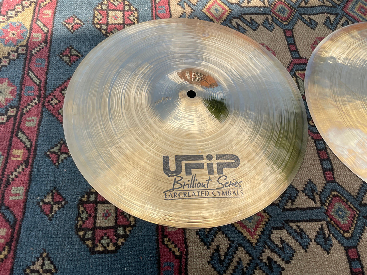 14" UFIP Brilliant Series Hi-Hat Cymbal Pair 1120g/1308g *Video Demo*