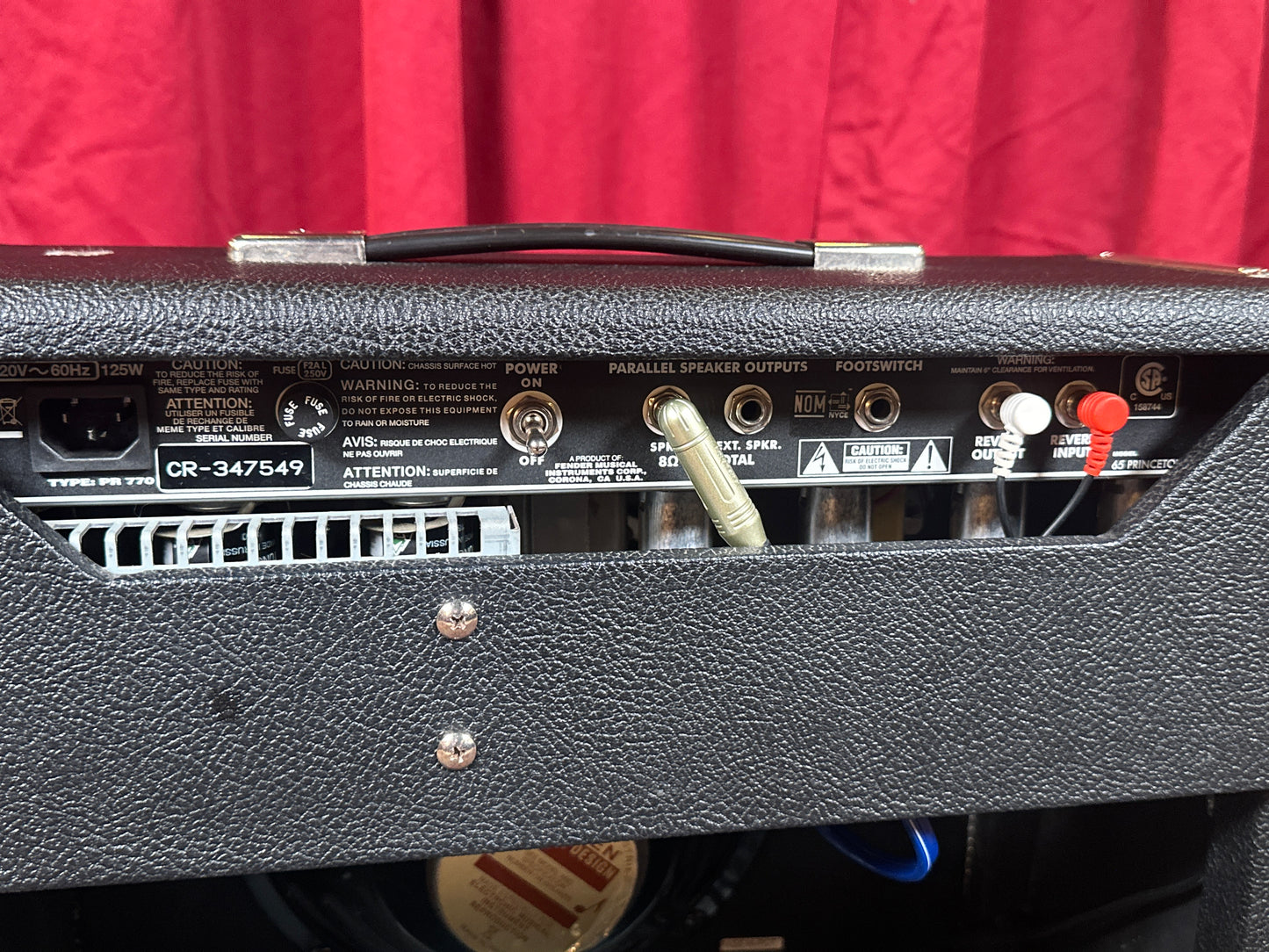 Fender '65 Princeton Reverb Reissue 1x10 Combo Amplifier