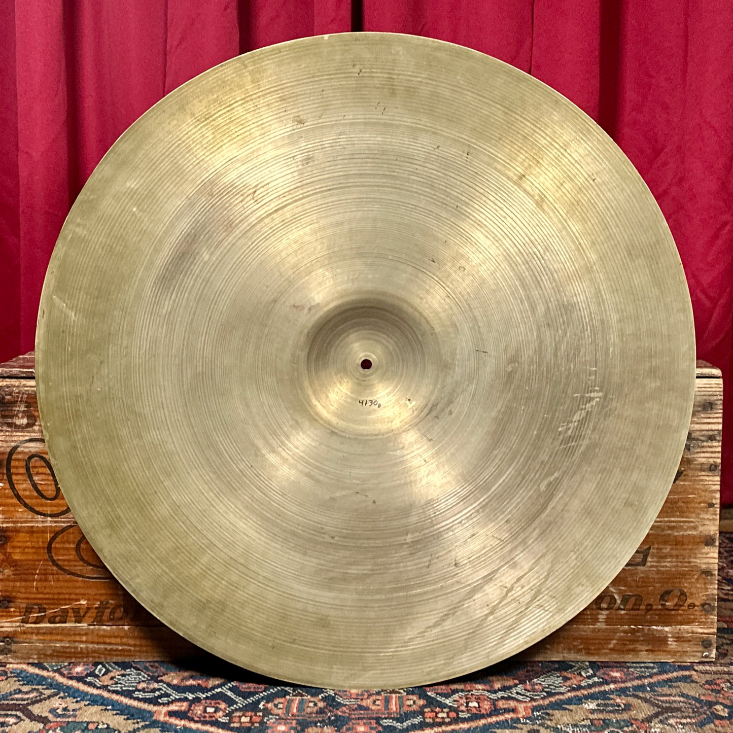 26" Zildjian A 1950s Large Stamp Light Ride Cymbal 4130g *Video Demo*