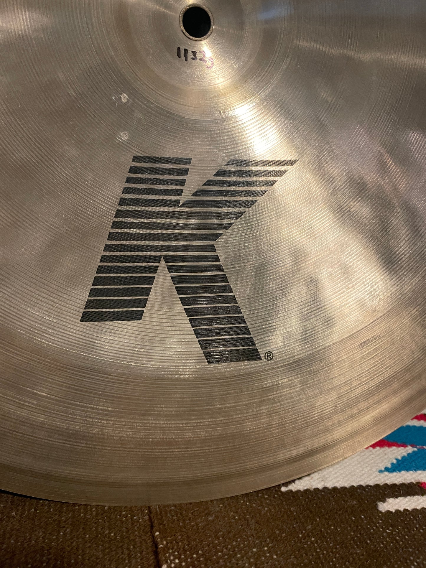 17" Zildjian K China Cymbal 1132g