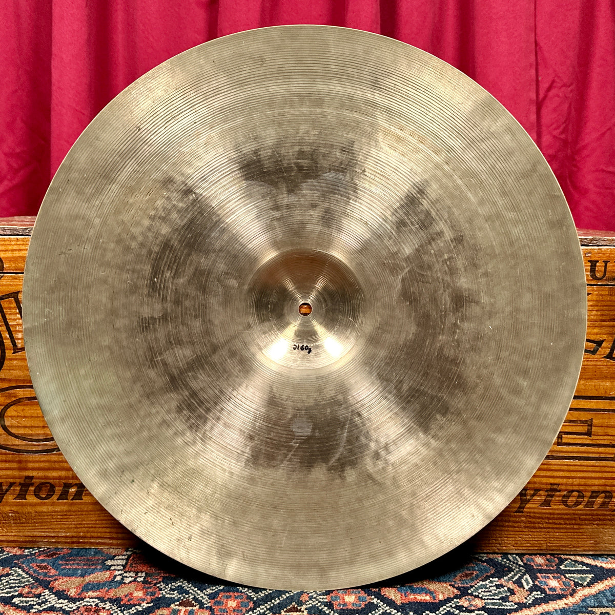 20" Zildjian A 1950s-1960s Ride Cymbal 2160g  *Video*