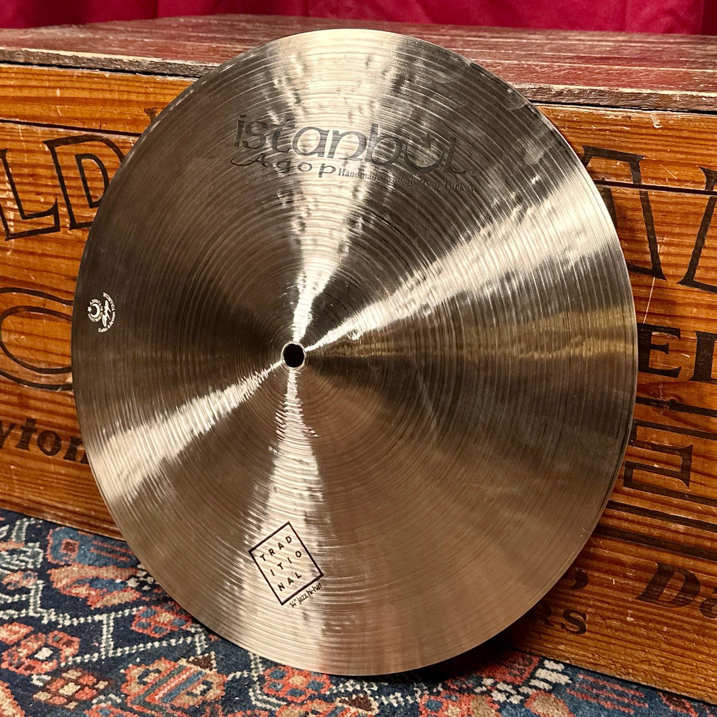 14" Istanbul Agop Traditional Jazz Hi-Hat Cymbal Pair 912g/1110g *Video Demo*