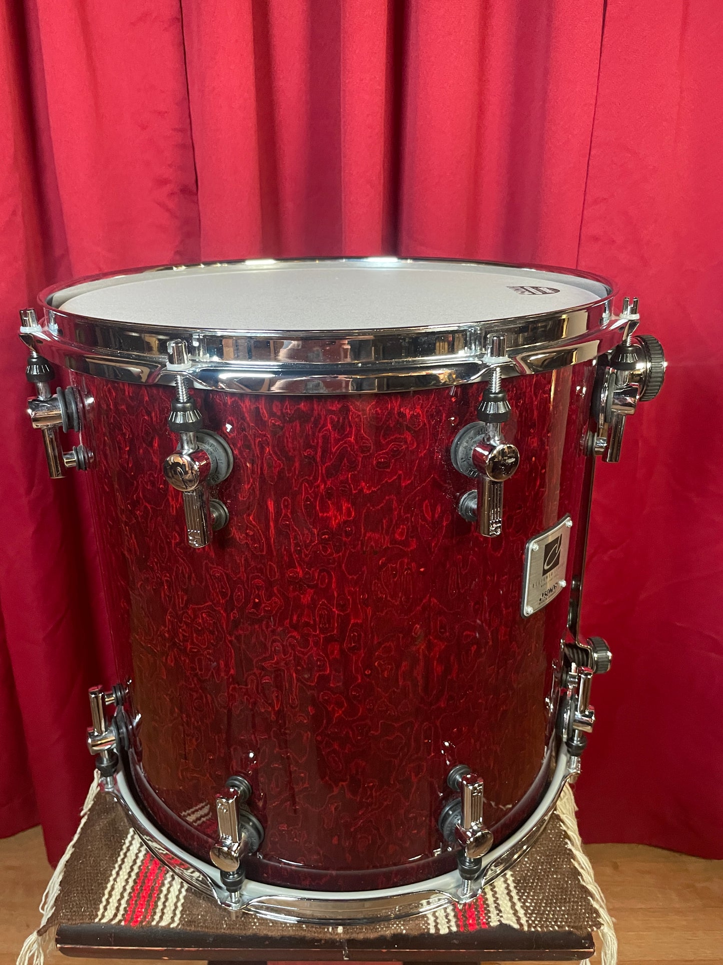 Sonor Designer Series 14" Maple Light Floor Tom Single Stain Red 14x14