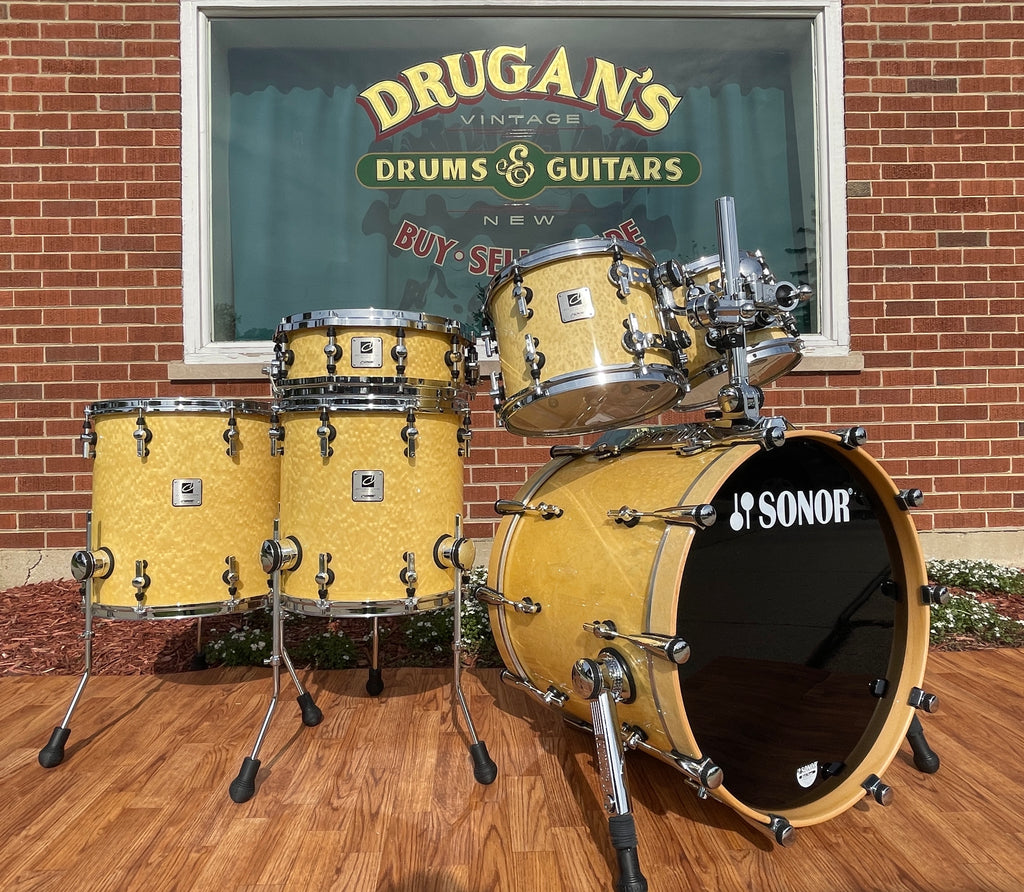 Sonor Designer Series Drum Set Birdseye Maple Light NOS 22 10 12 14 16 sonor-designer-series-drum-set-birdseye-maple-light-nos-22-10-12-14-16
