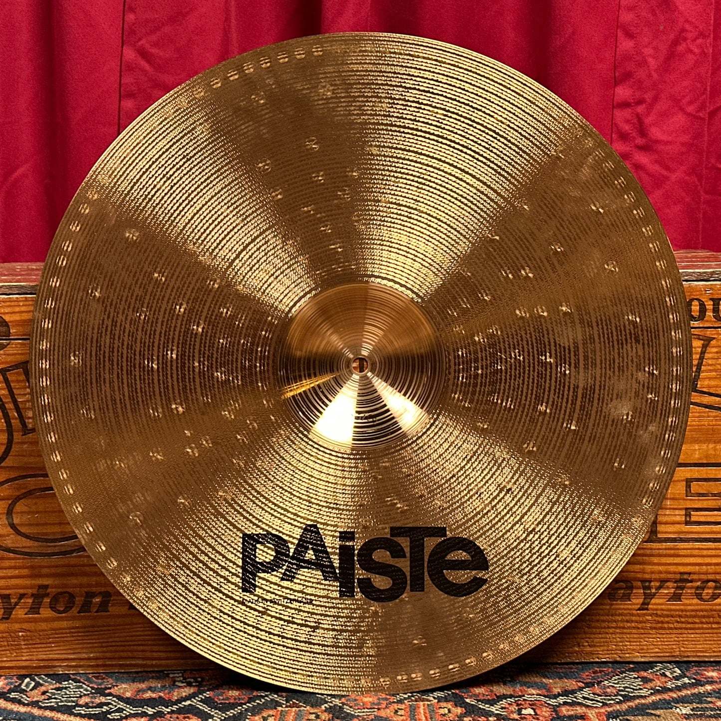Rare 20" Paiste Innovations Medium Ride Cymbal 2516g *Video Demo*