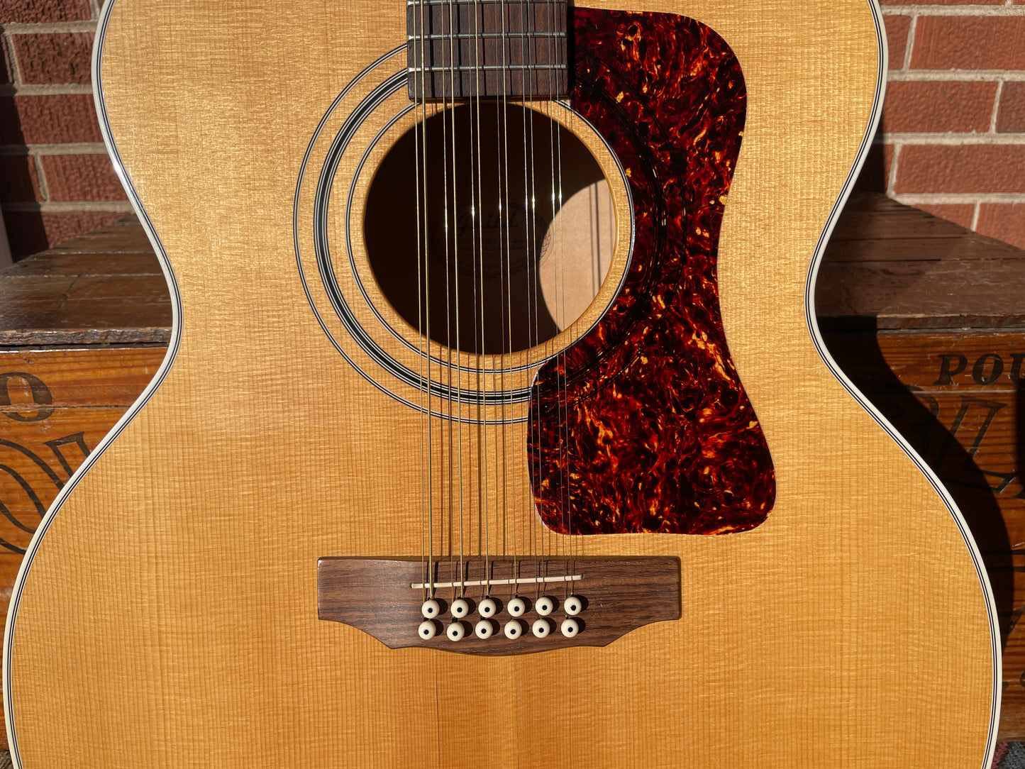 1995 Guild JF30-12-BL 12-String Jumbo Acoustic Guitar w/ OHSC Blonde