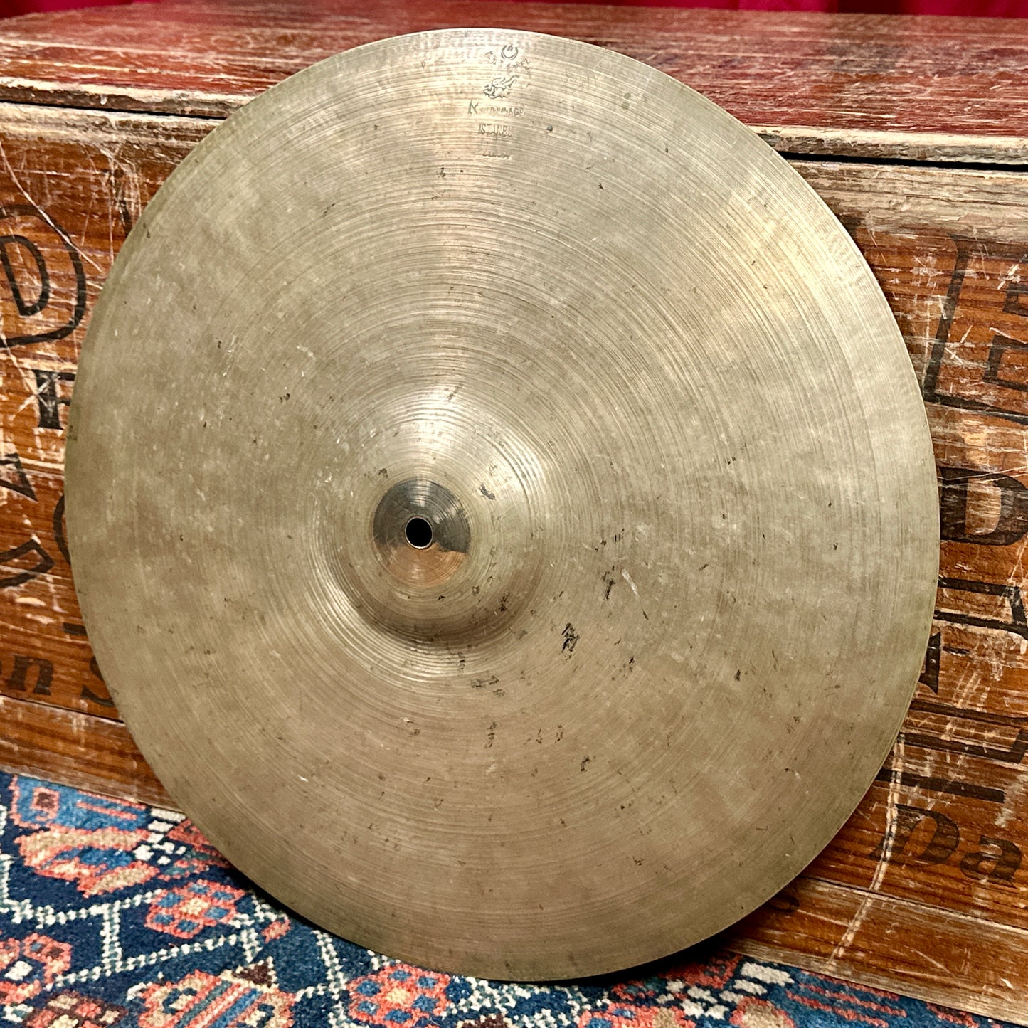 14" K. Zildjian Istanbul Old Stamp IIIa 1950s Hi-Hat Cymbal Pair 705g/745g *Video Demo*