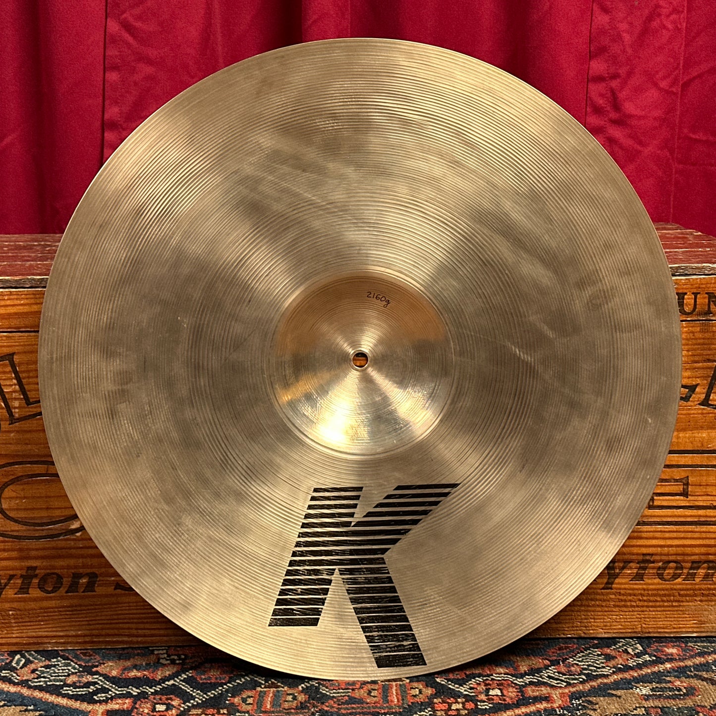 20" K Zildjian 1980s EAK Jazz Ride Cymbal 2160g *Video Demo*