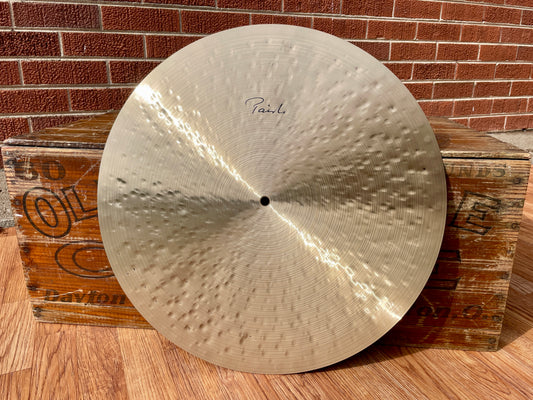 20" Paiste Signature Traditional Light Flat Ride Cymbal 2028g *Video Demo*