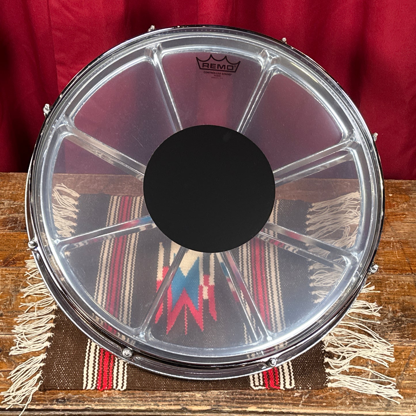 1970s Remo 18" Roto Tom Chrome Rototom Drum