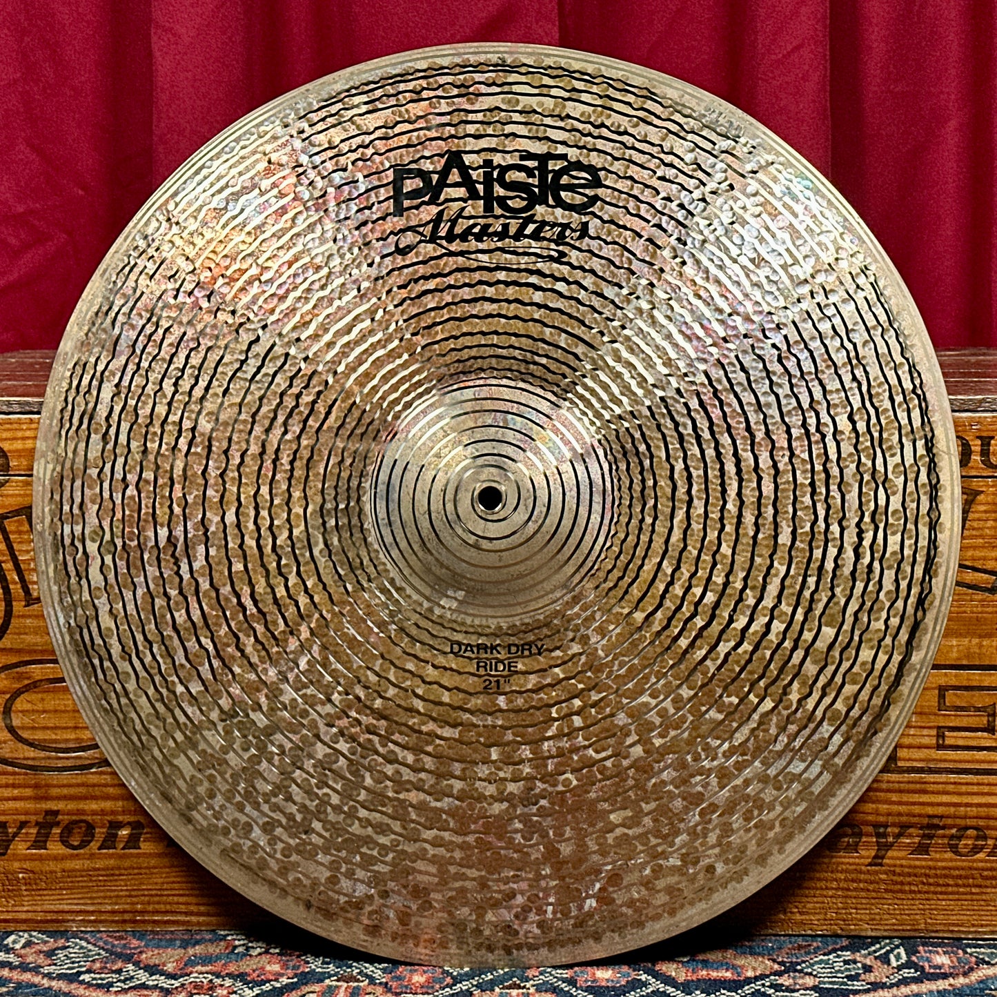 21" Paiste Masters Dark Dry Ride Cymbal 2830g *Video*