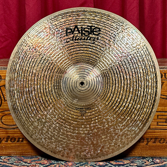 21" Paiste Masters Dark Dry Ride Cymbal 2830g *Video*