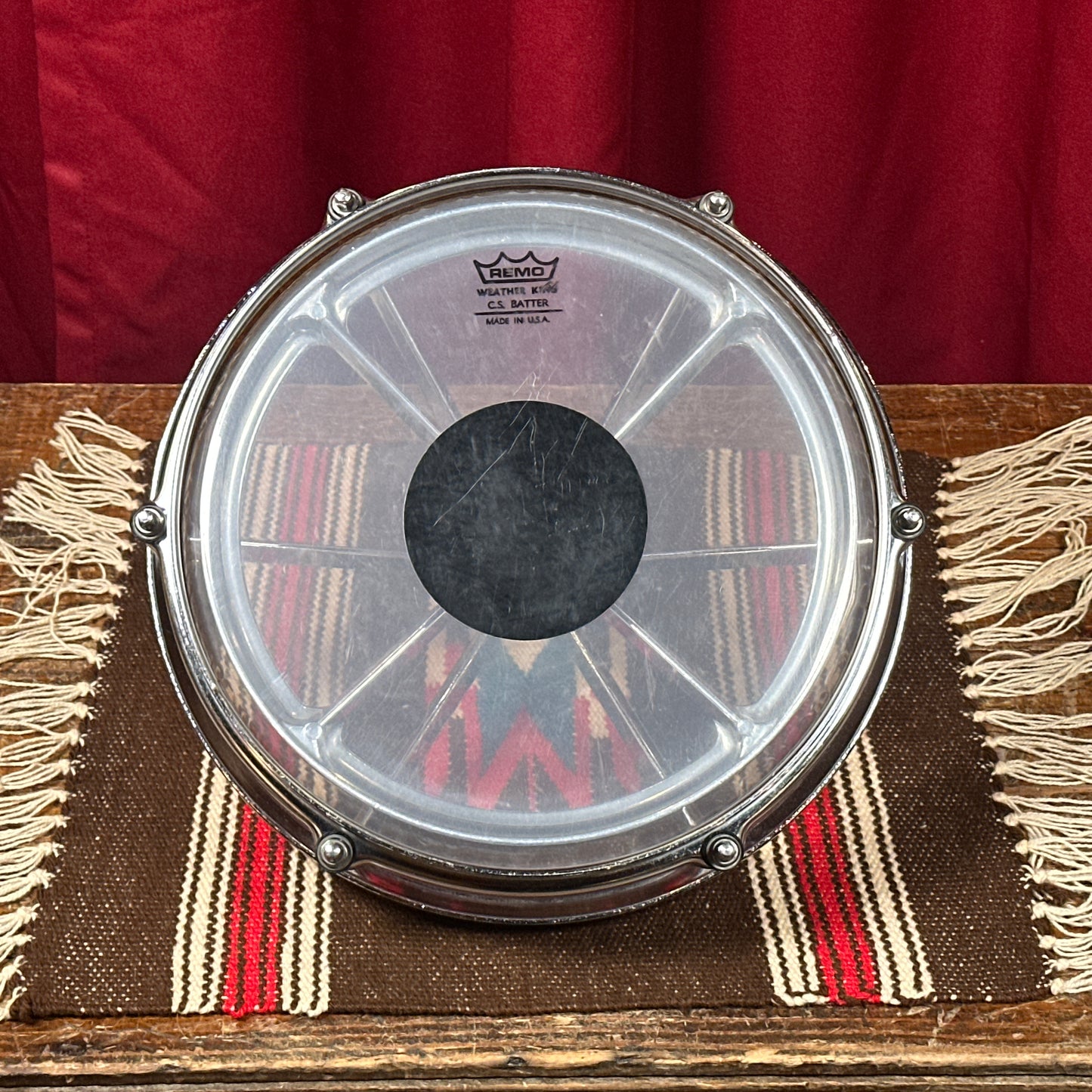 1970s Remo 10" Roto Tom Chrome Rototom Drum