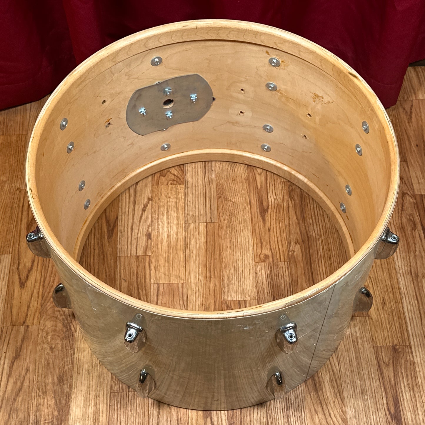 1960s Slingerland 14x20 Bass Drum Shell White Marine Pearl