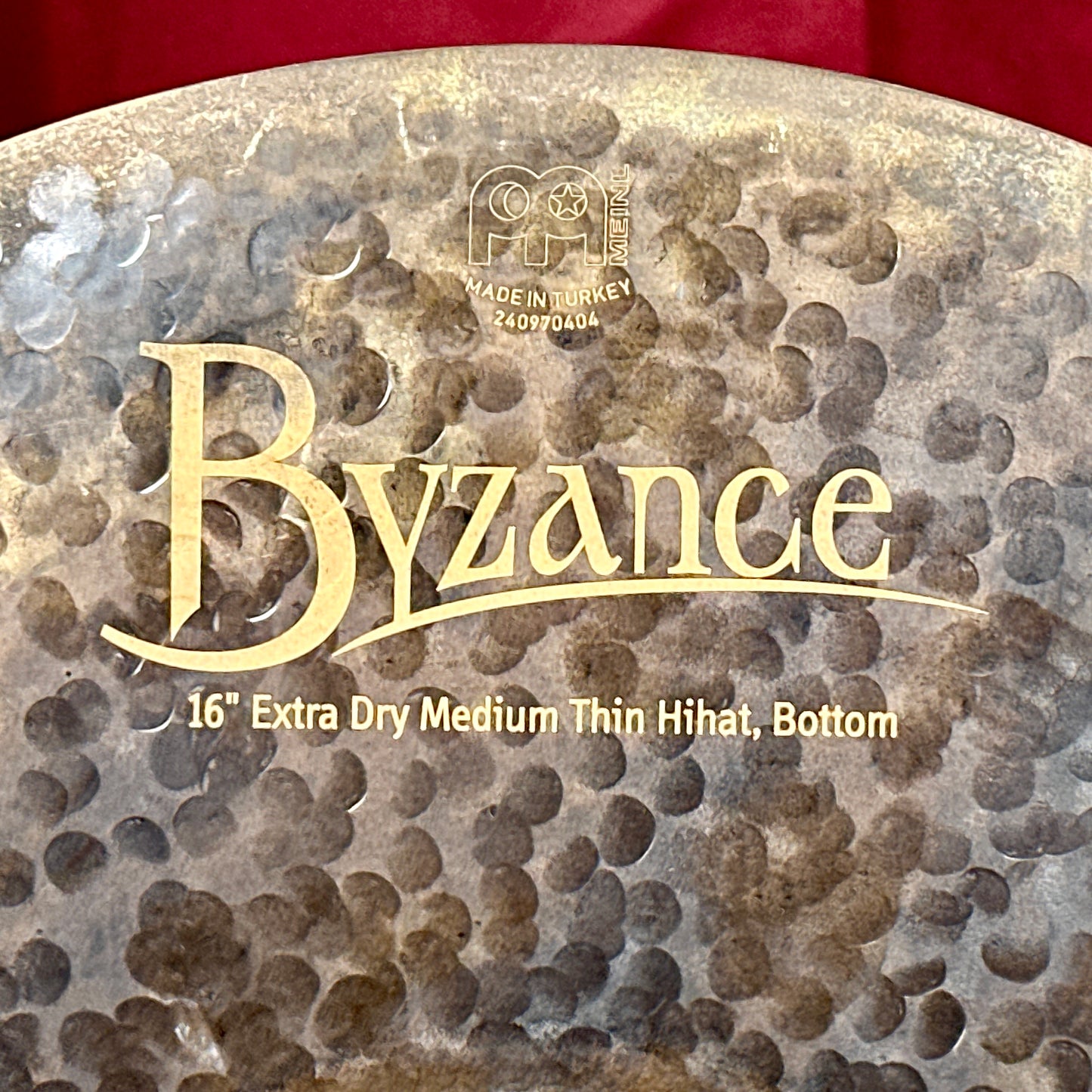 16" Meinl Byzance Extra Dry Medium Thin Hi-Hat Cymbal Pair 1002g/1522g *Video*