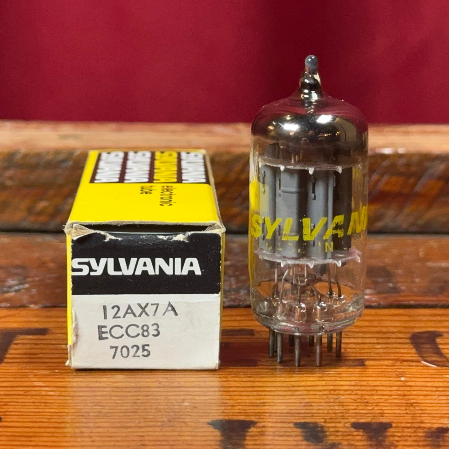 Vintage Sylvania 12AX7A 7025 Preamp Tube 12AX7 ECC83 Valve #268