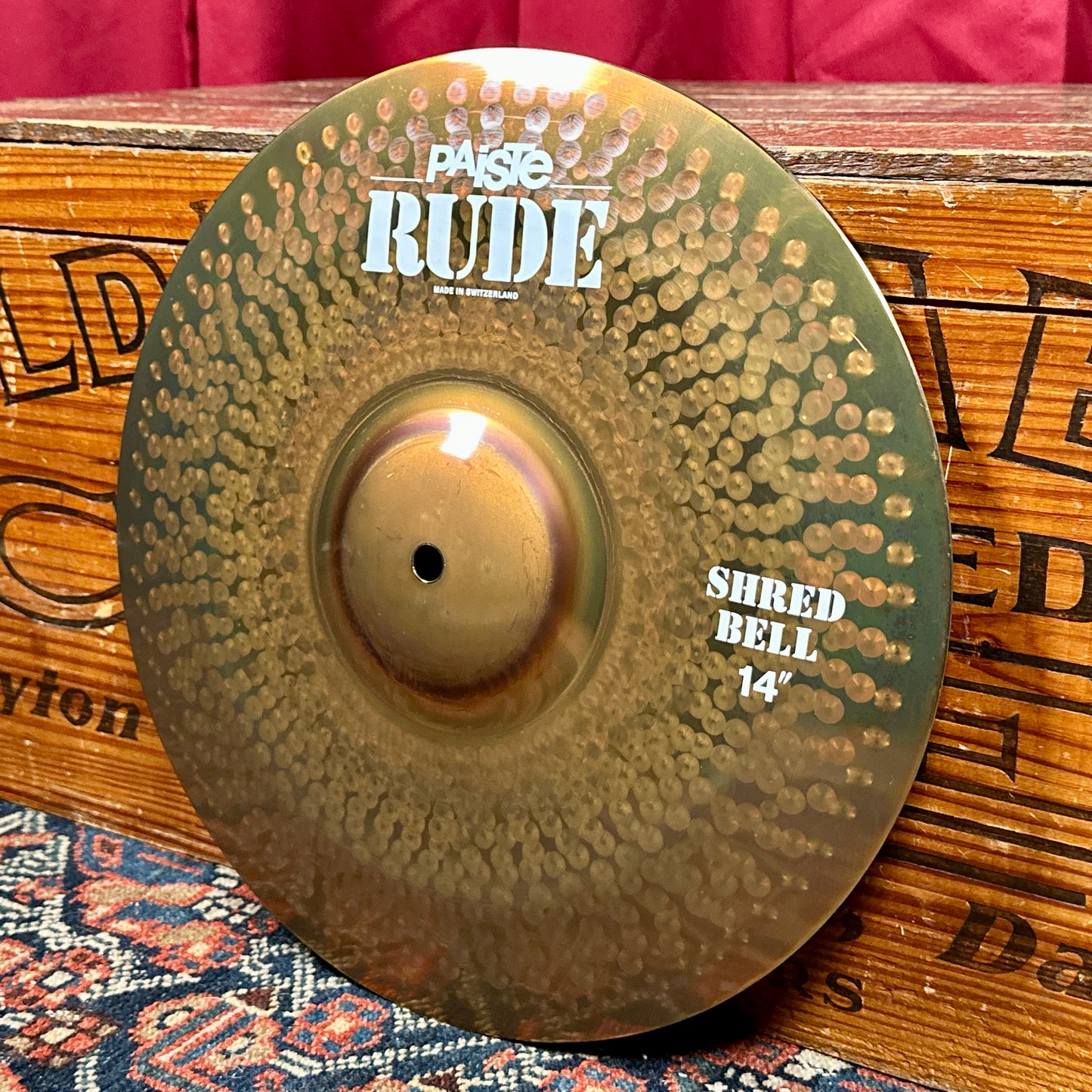 14" Paiste RUDE Shred Bell Cymbal 1270g *Video*