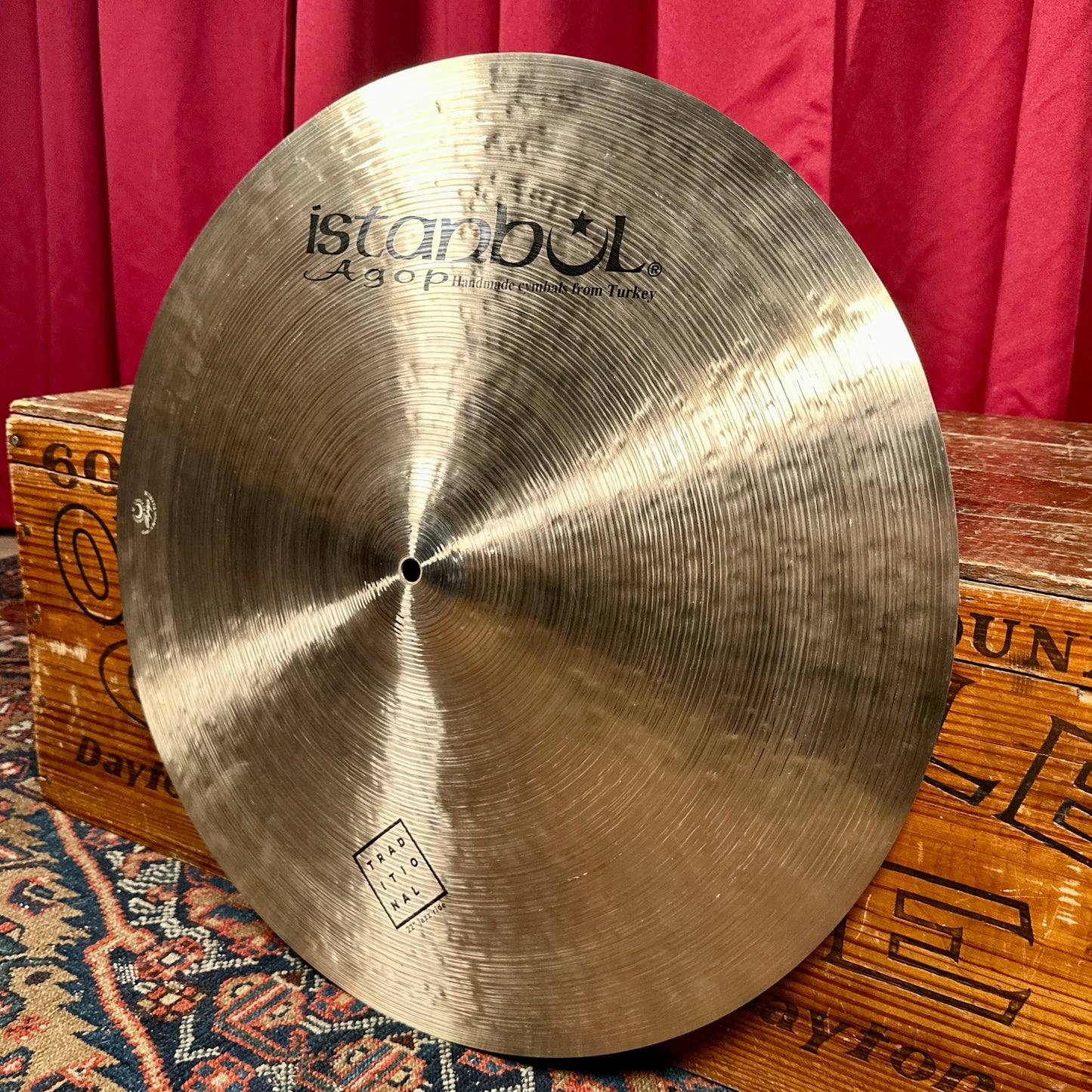 22" Istanbul Agop Traditional Medium Jazz Ride Cymbal 2490g *Video Demo*