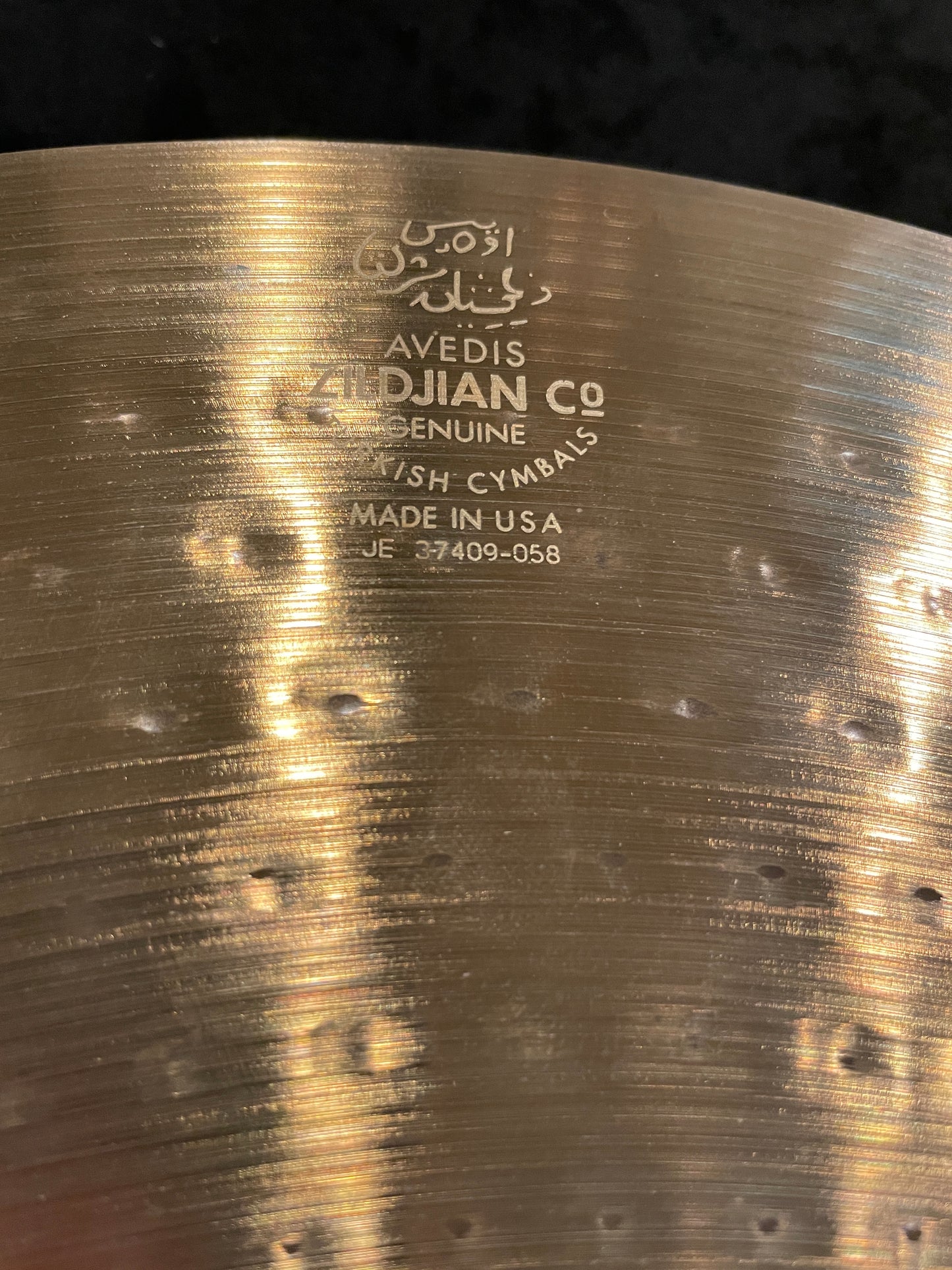 20" A. Zildjian & Cie Vintage Ride Cymbal 1896g A0431