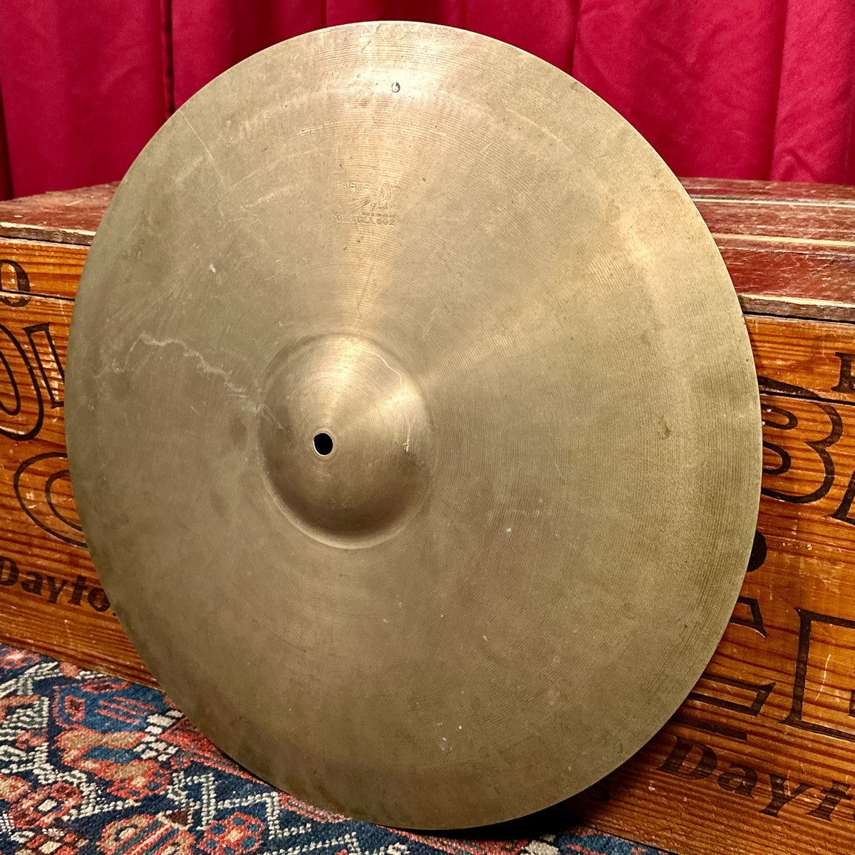 18" Paiste 1960s Formula 602 Pre-Serial Seven Sound Set No. 5 Medium Crash Ride Cymbal 1494g Joe Morello *Video*