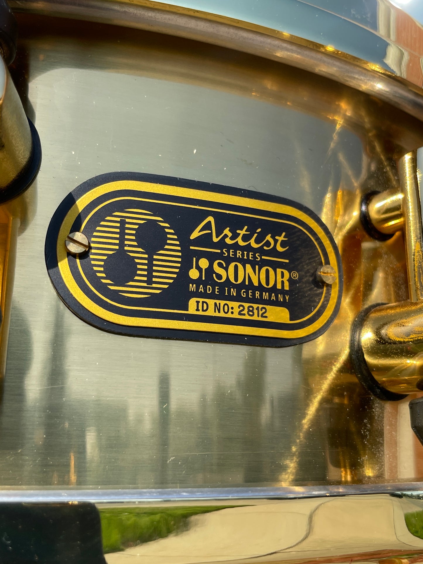 Sonor Artist Series 5x14 Brass Snare Drum Gold