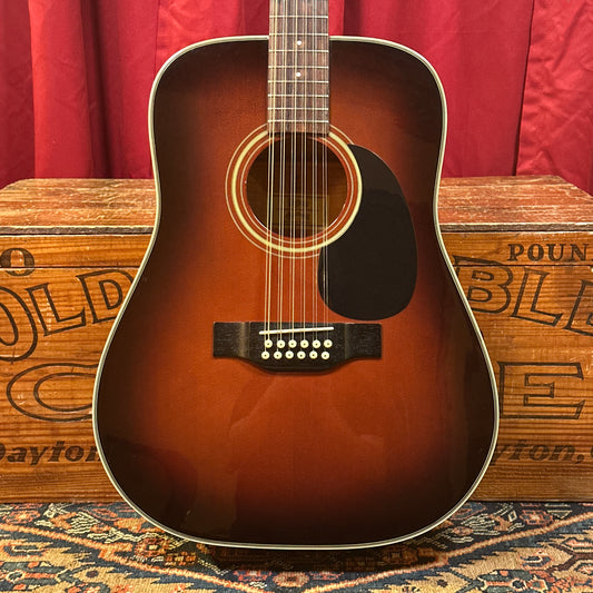 Vintage Martin Sigma DT12-4 12-String Acoustic Guitar Sunburst w/ Case