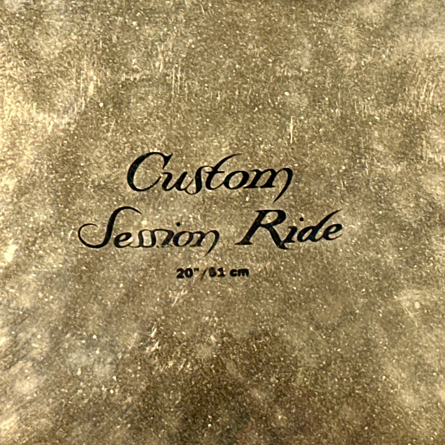 20" Zildjian K Custom Session Ride Cymbal 2700g *Video Demo*
