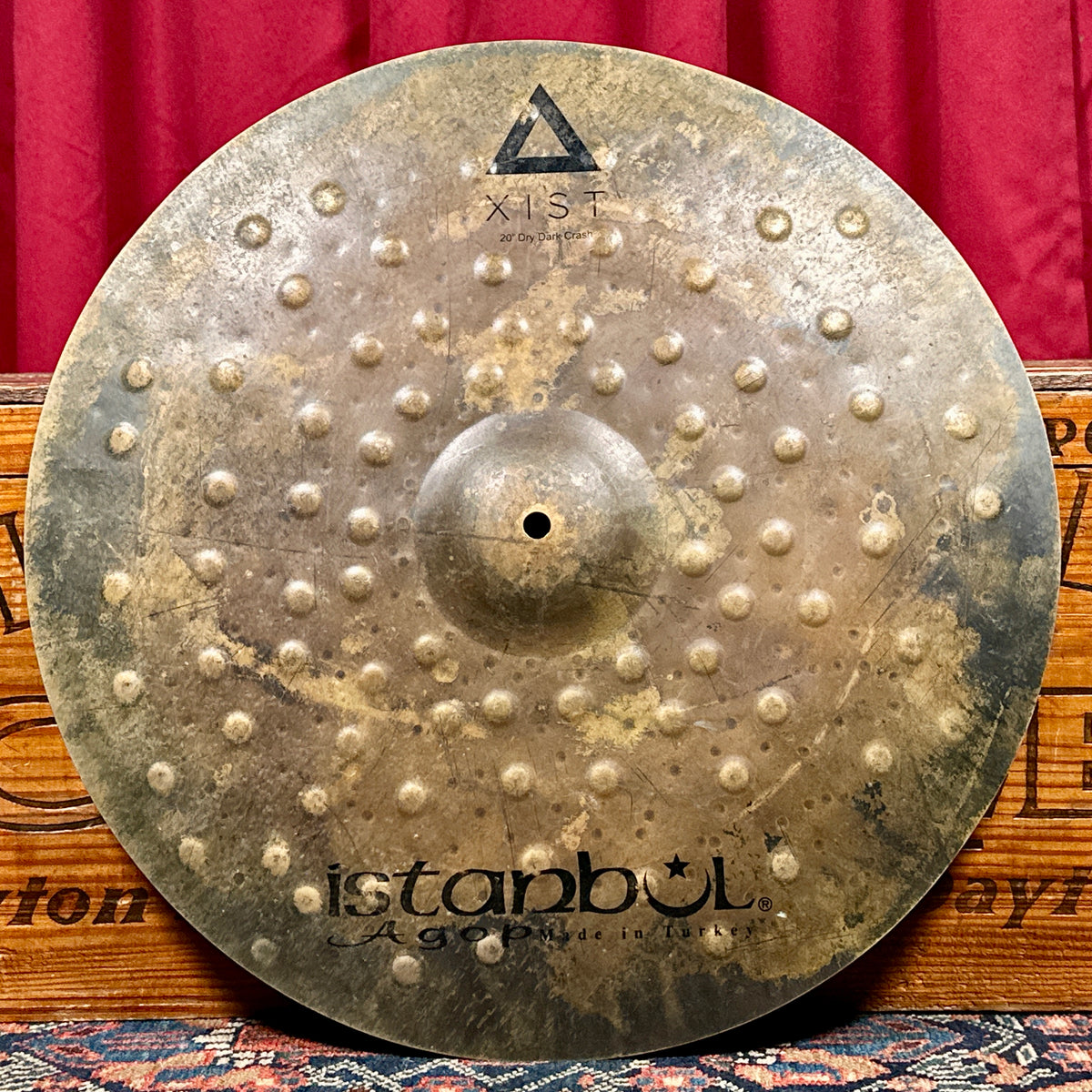20" Istanbul Agop Xist Dry Dark Crash Cymbal 1392g *Video*