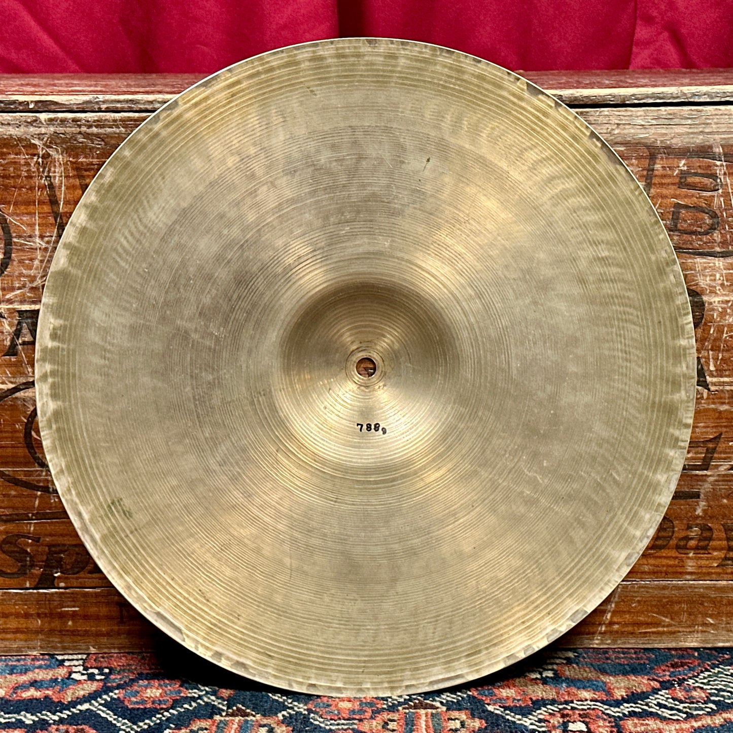 14" Zildjian A 1940s-1950s Trans Stamp Hi-Hat Cymbal Pair 762g/788g *Video Demo*