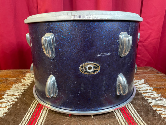 1960s Slingerland 9x13 Tom Shell Dark Sparkling Blue Pearl