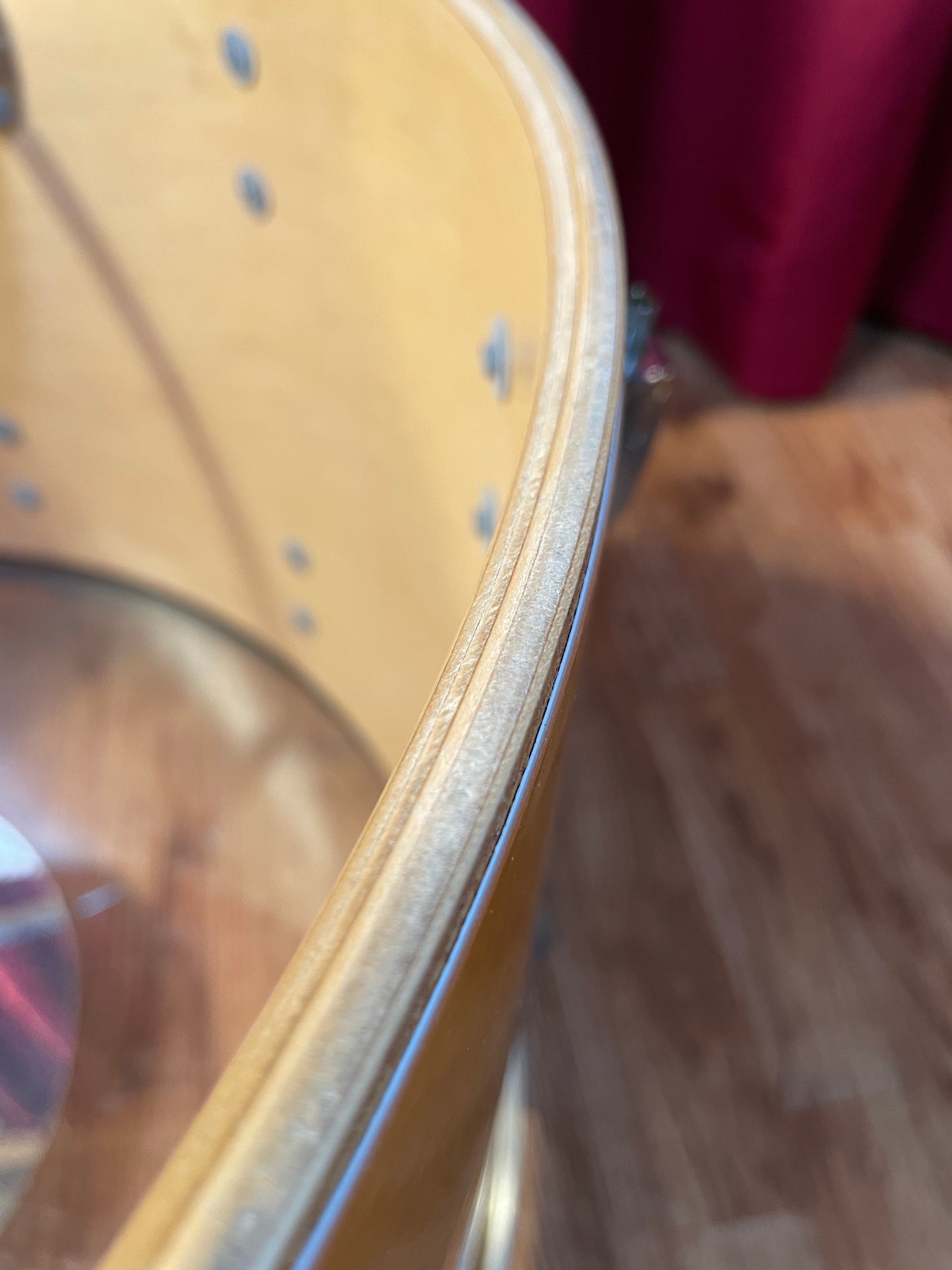 1979 Ludwig Concert Tom Drum Set Gold Silk 24/13/14/15/18