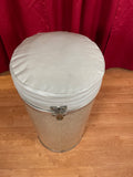 Vintage 1960s Ludwig Canister Throne Silver Sparkle